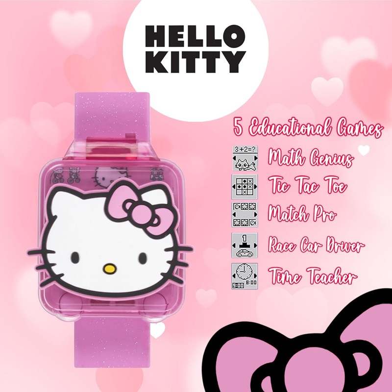 New Hello Kitty Kids Educational Watch with Interactive Learning Games - Kidsy
