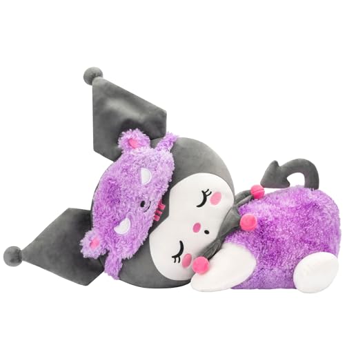 New Hello Kitty Kuromi Plush - Sleeping 18" (Purple) - Kidsy
