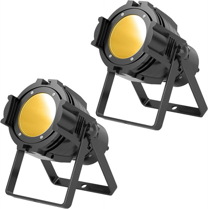 New HOLDLAMP COB 80W DMX Stage Spotlights 2 Pack (Warm and Cool White) - Kidsy