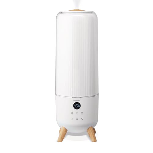 New Homedics Ultrasonic Humidifier Large Deluxe Air Humidifiers Top - Fill 1.47 - Gallon Tank, Cool Mist (White) - Kidsy