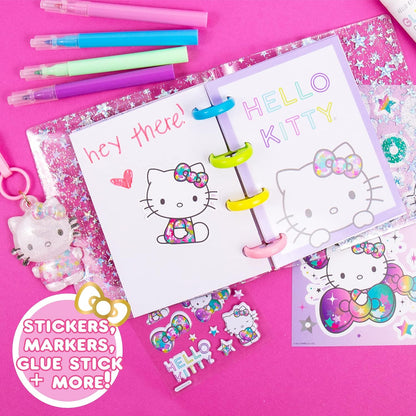 New Horizon Group USA Hello Kitty DIY Glitter Micro Journal Stationery Set - Kidsy