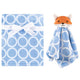 New Hudson Baby Infant Girl Plush Blanket with Security Blanket (Blue Fox) - Kidsy