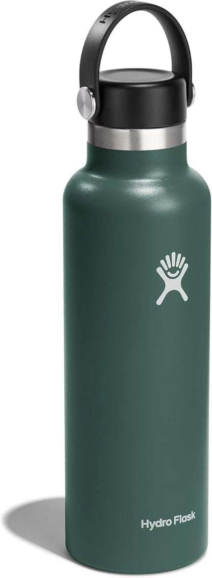 New Hydro Flask Insulated 21 oz Water Bottle (Fir Green) - Kidsy