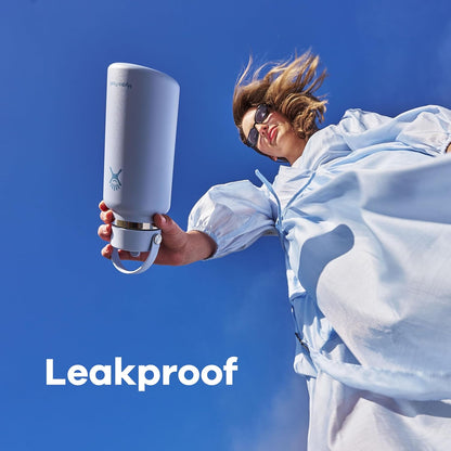 New Hydro Flask Water Bottle Insulated Stainless Steel 24 Oz (White) - Kidsy