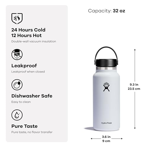 New Hydro Flask Wide Flex Cap Dew 32 Oz - Kidsy