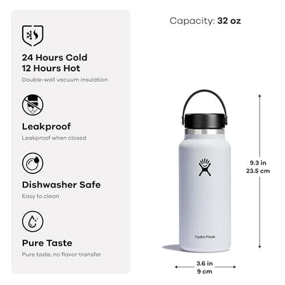 New Hydro Flask Wide Flex Cap Dew 32 Oz - Kidsy