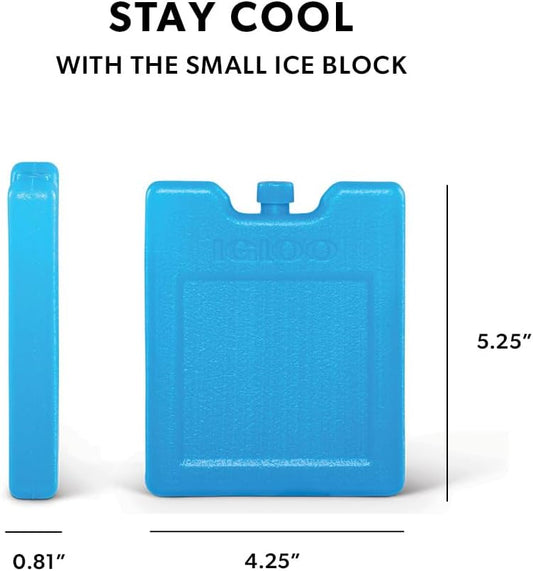 New Igloo Maxcold Small Ice Block Cooler Ice Pack (Blue) - Kidsy