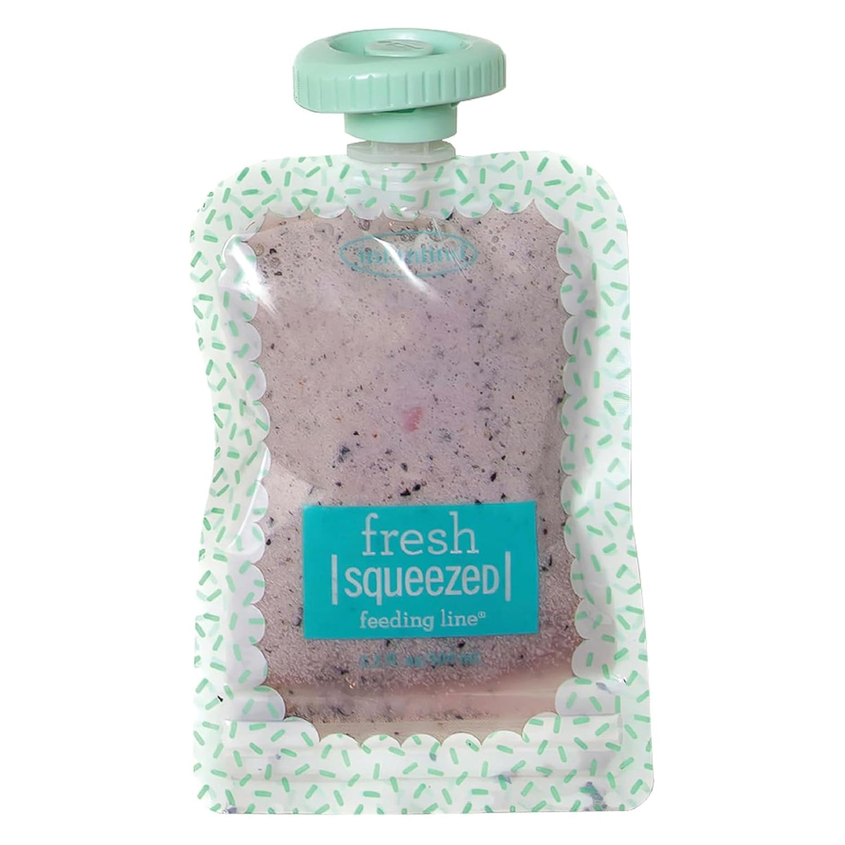 New Infantino Reusable Squeeze Pouches for Homemade Baby Food, 3.5 oz, Pack of 25