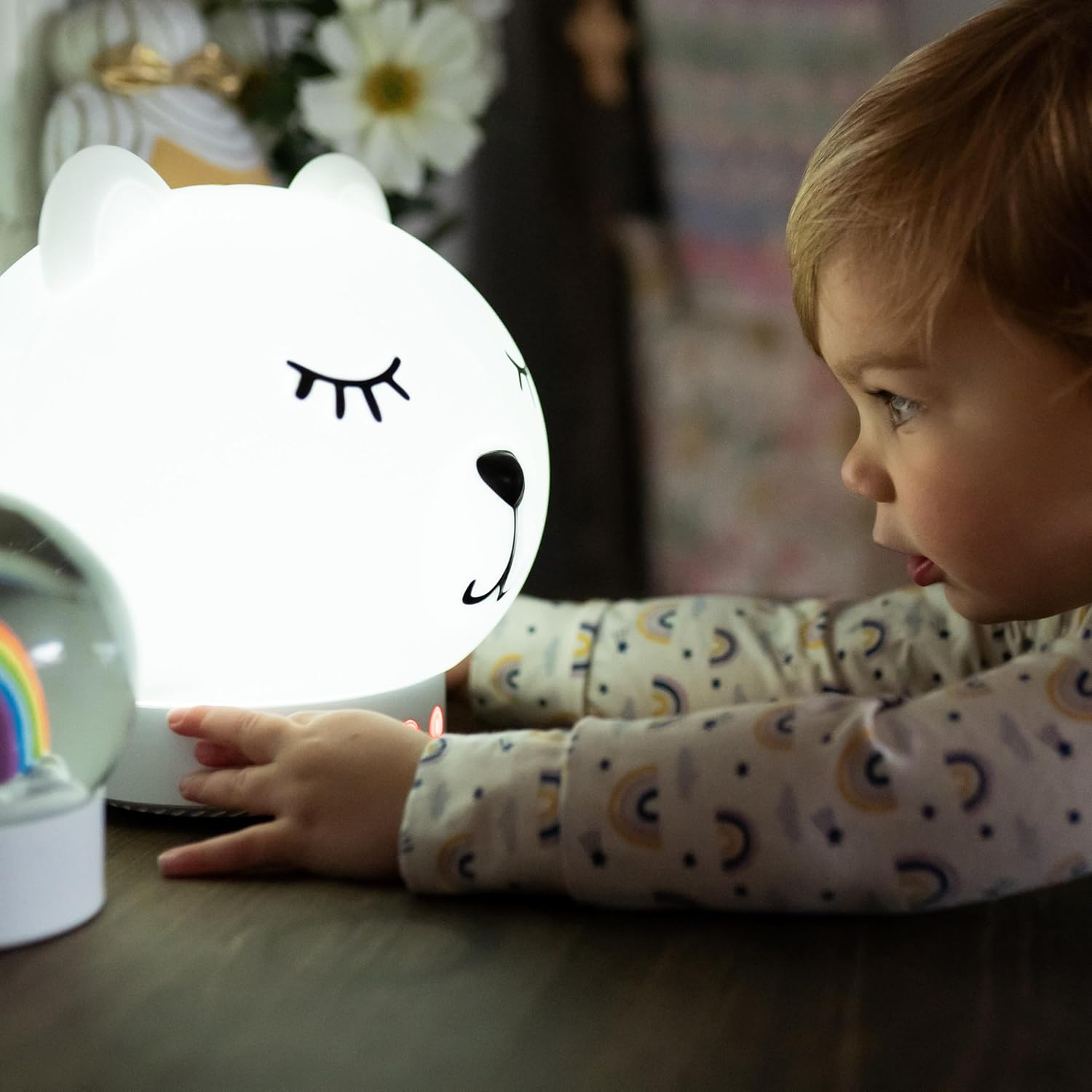 New Ingenuity Baby Dream Machine 5 - in - 1 Sleep Device with Cool - Mist Humidifier (White) - Kidsy