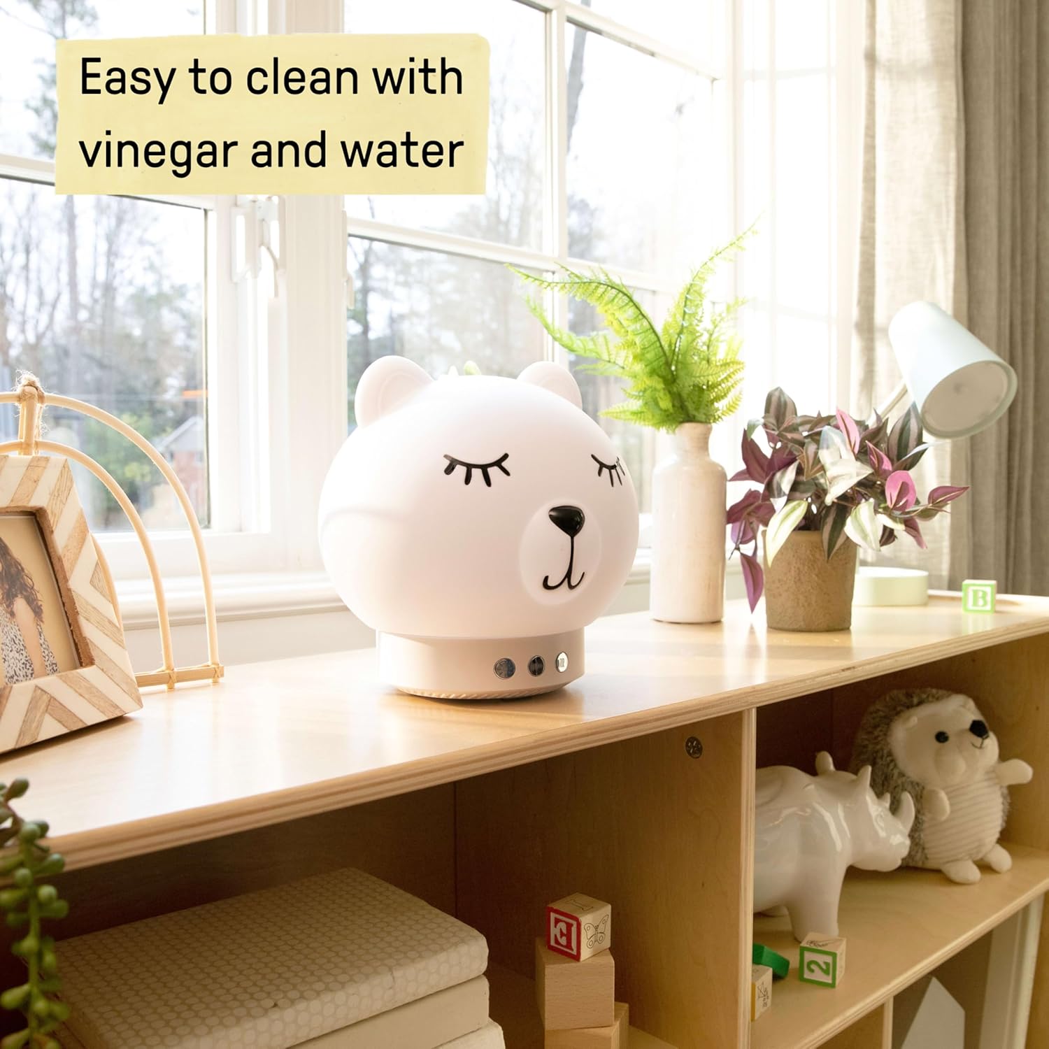 New Ingenuity Baby Dream Machine 5 - in - 1 Sleep Device with Cool - Mist Humidifier (White) - Kidsy