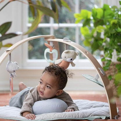 New Ingenuity Cozy Spot Reversible Duvet Activity Gym & Play Mat (Loamy) - Kidsy