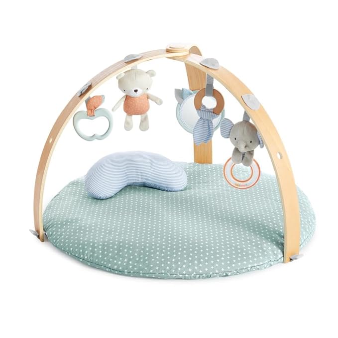 New Ingenuity Cozy Spot Reversible Duvet Activity Gym & Play Mat (Loamy) - Kidsy