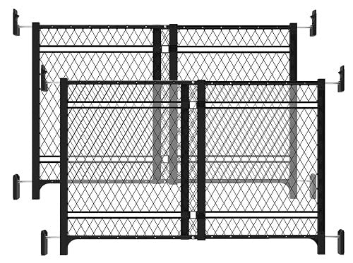 New Ingenuity Doorway 42W Series Dog and Baby Gate (2 - Pack, Fits 23 - 42" Openings, 24” Tall | Black) - Kidsy