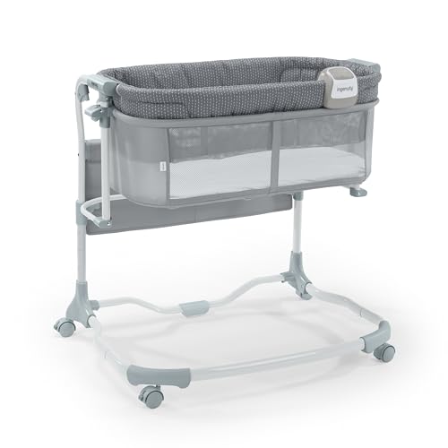 New Ingenuity Dream & Grow Bedside Baby Bassinet (Handstitch) - Kidsy