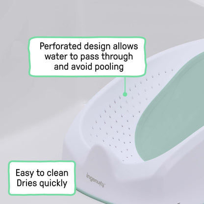 New Ingenuity Easy Rinse Baby Bather for Newborns 0–6 Months (Green) - Kidsy