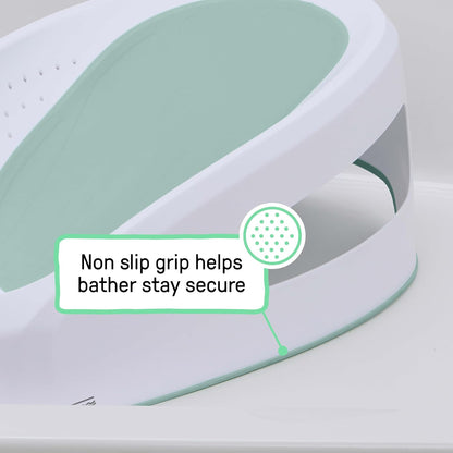 New Ingenuity Easy Rinse Baby Bather for Newborns 0–6 Months (Green) - Kidsy