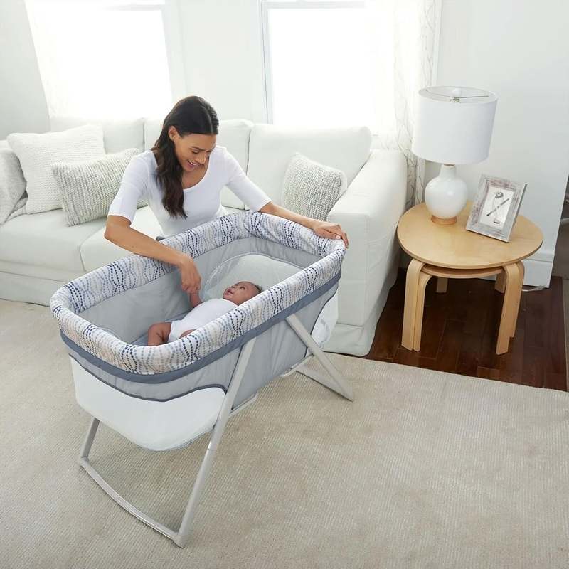 New Ingenuity Foldaway Rocking Bassinet (Fletcher) - Kidsy