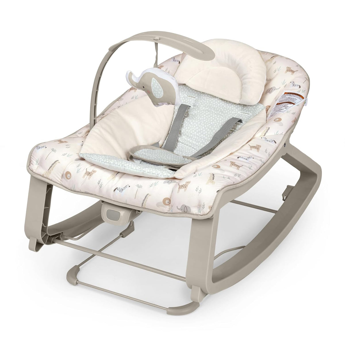 New Ingenuity Keep Cozy 3-in-1 Bouncer & Rocker, 0–30 Months (Safi) - Kidsy