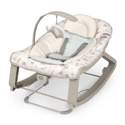 New Ingenuity Keep Cozy 3-in-1 Bouncer & Rocker, 0–30 Months (Safi) - Kidsy
