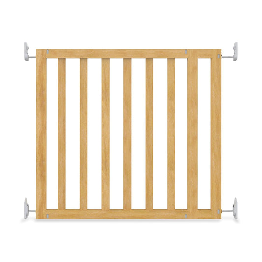 New Ingenuity The Doorway 36S Series Custom Collection, Safety Pet & Baby Gate, 30" - 36" Wide, 28" Tall (Natural) - Kidsy
