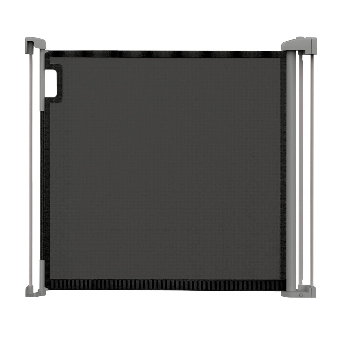 New Ingenuity The Thruway 52W Series Pet and Baby Retractable Gate with Tuck Away Mesh, 52" Wide, 30" Tall (Black) - Kidsy