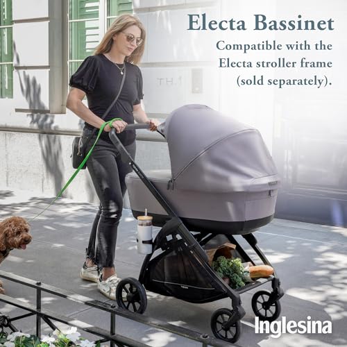 New Inglesina Electa Bassinet + Stand for Baby (Chelsea Gray) - Kidsy