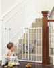 New InnoTruth Pressure - Mounted Baby Gate, 28.9–42.1" (White) - Kidsy
