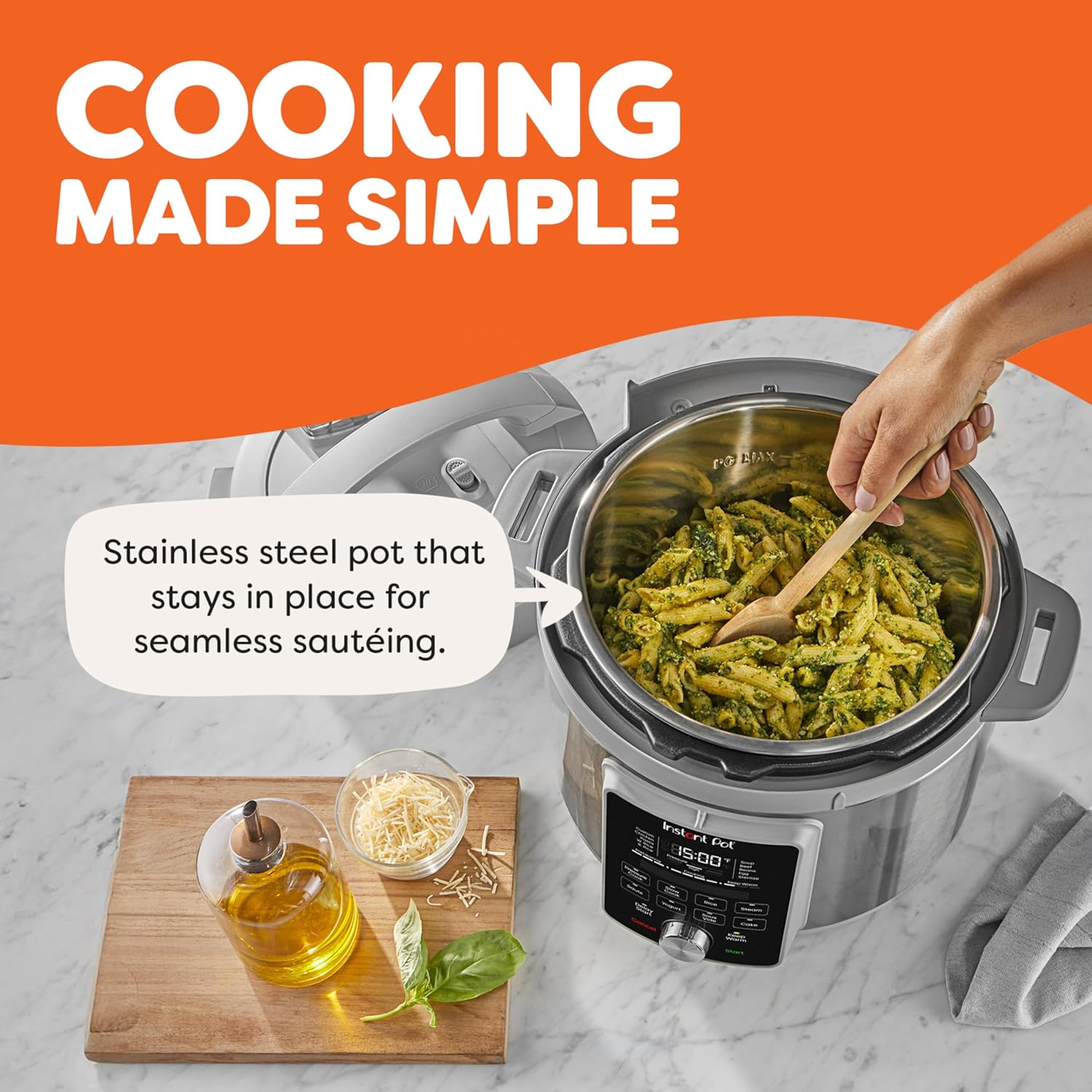New Instant Pot 6qt Duo Plus with Whisper Quiet Pressure Cooker - Kidsy