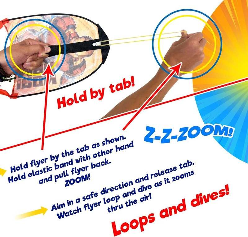 New JA - RU Marvel Spiderman Kite Launcher (1 Pack) - Kidsy