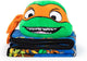 New Jay Franco TMNT Michaelangelo Nogginz Blanket & Pillow Set (Orange) - Kidsy