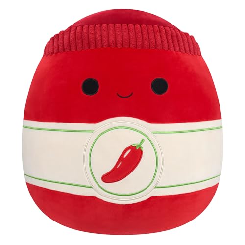 New Jazwares Squishmallows Plush – Illia Sriracha, 16 - Inch (Red) - Kidsy