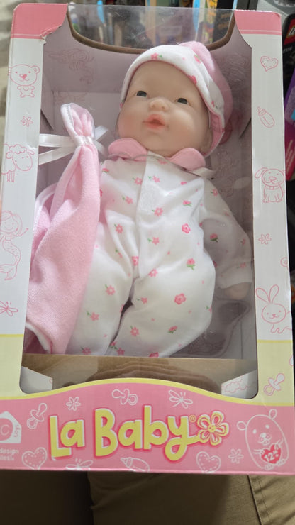New JC Toys Berenguer La Baby Doll 11 - Inch (Pink) - Kidsy