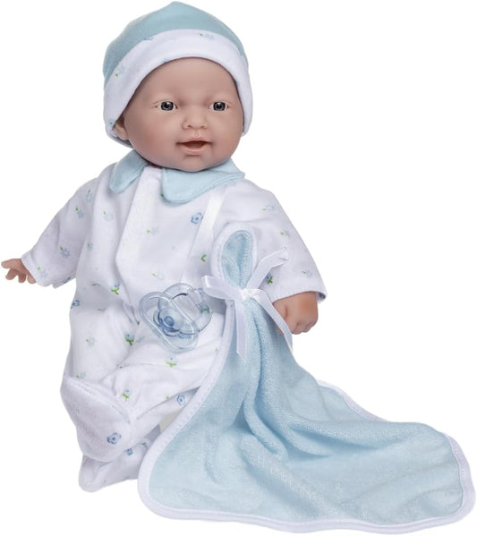 New JC Toys La Baby Doll Set 11 - Inch (Blue) - Kidsy