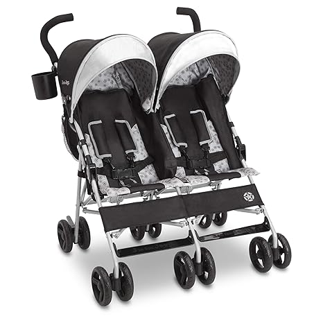 New Jeep Scout Double Stroller (Charcoal Galaxy) - Kidsy