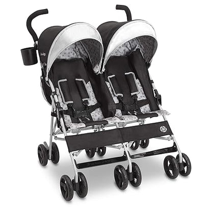 New Jeep Scout Double Stroller (Charcoal Galaxy) - Kidsy