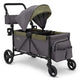 New Jeep Sport All - Terrain Stroller Wagon by Delta Children (Grey/Olive Green) - Kidsy