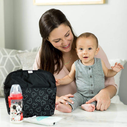 New J.L. Childress Disney Baby MaxiCOOL Breast Milk Cooler Bag (Mickey Black) - Kidsy