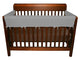 New Jolly Jumper 3 Piece Soft Rail for Convertible Cribs (Light Gray/White) - Kidsy