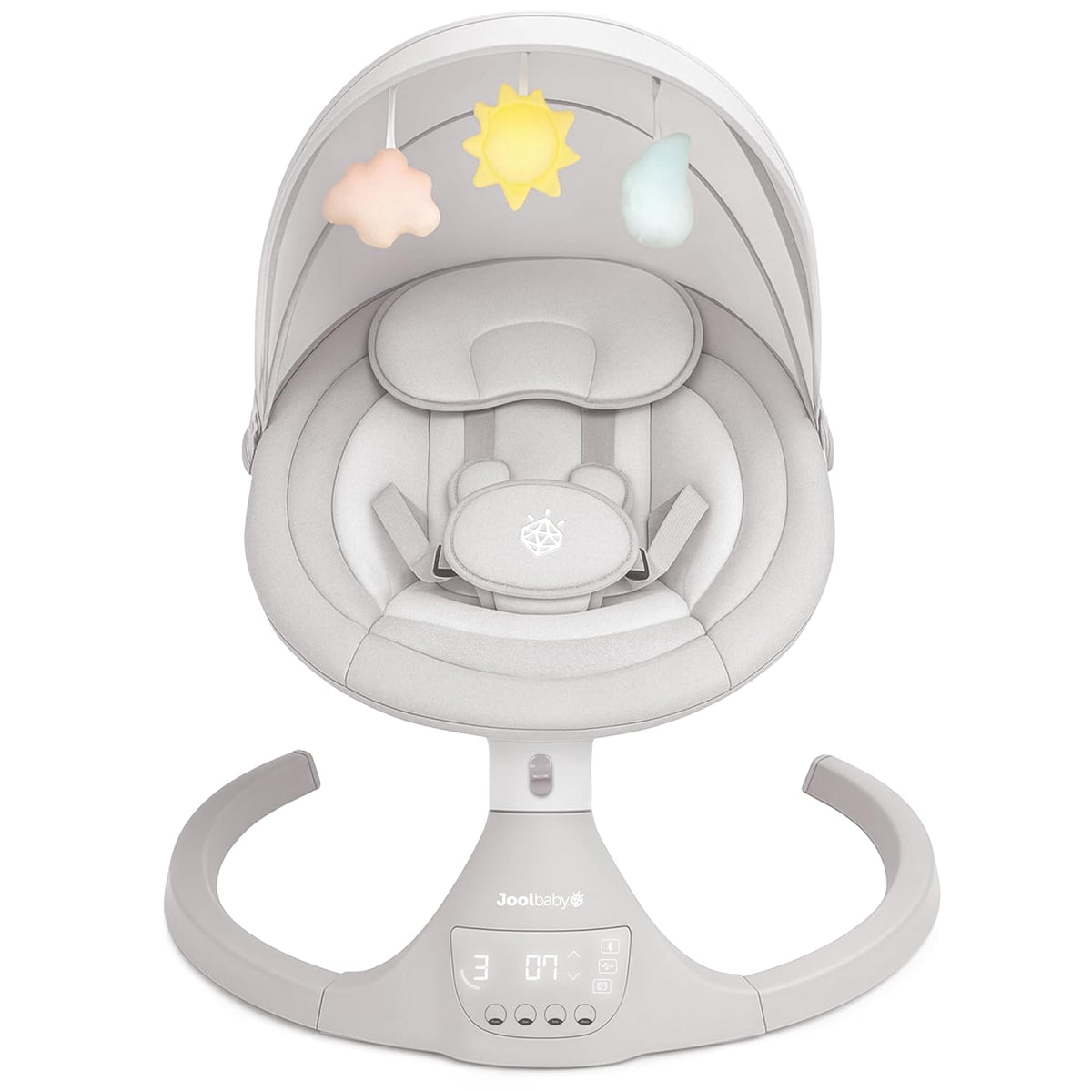 Jool Baby Nova Baby Swing with Bluetooth Music & Remote (Stone)