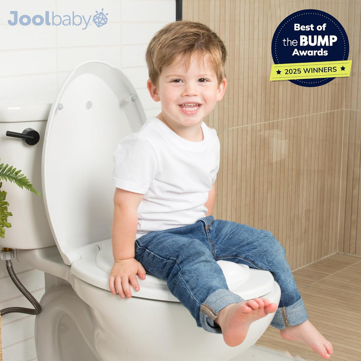 New Jool Baby Quick Flip Toilet Seat (Elongated) - Kidsy