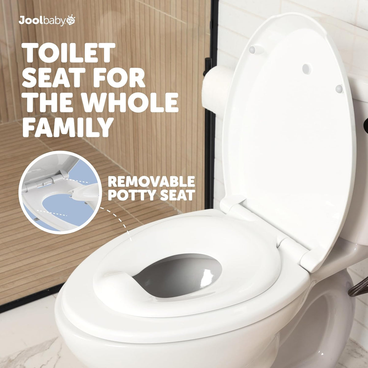 New Jool Baby Quick Flip Toilet Seat (Elongated) - Kidsy