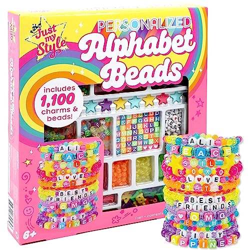 New Just My Style ABC Beads Jewelry Kit 1000+ Pieces (Small) - Kidsy
