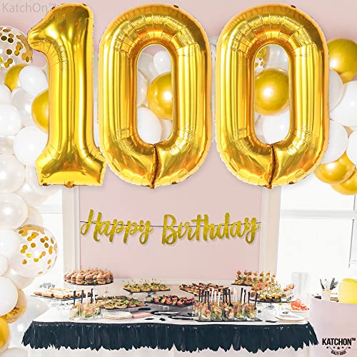 New KatchOn Gold Number 100 Balloon 40 Inch - Kidsy