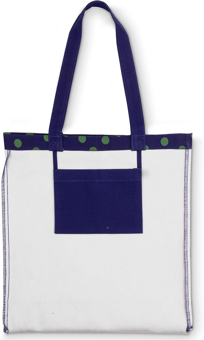 New Kate Spade New York Canvas Tote Bag (Sonnet Dot) - Kidsy