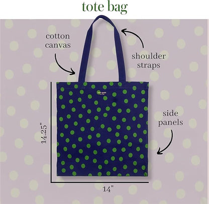 New Kate Spade New York Canvas Tote Bag (Sonnet Dot) - Kidsy