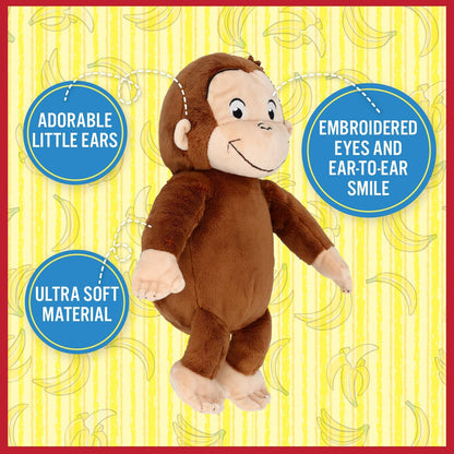 New Kids Preferred Curious George Plush Monkey 8 - Inch - Kidsy