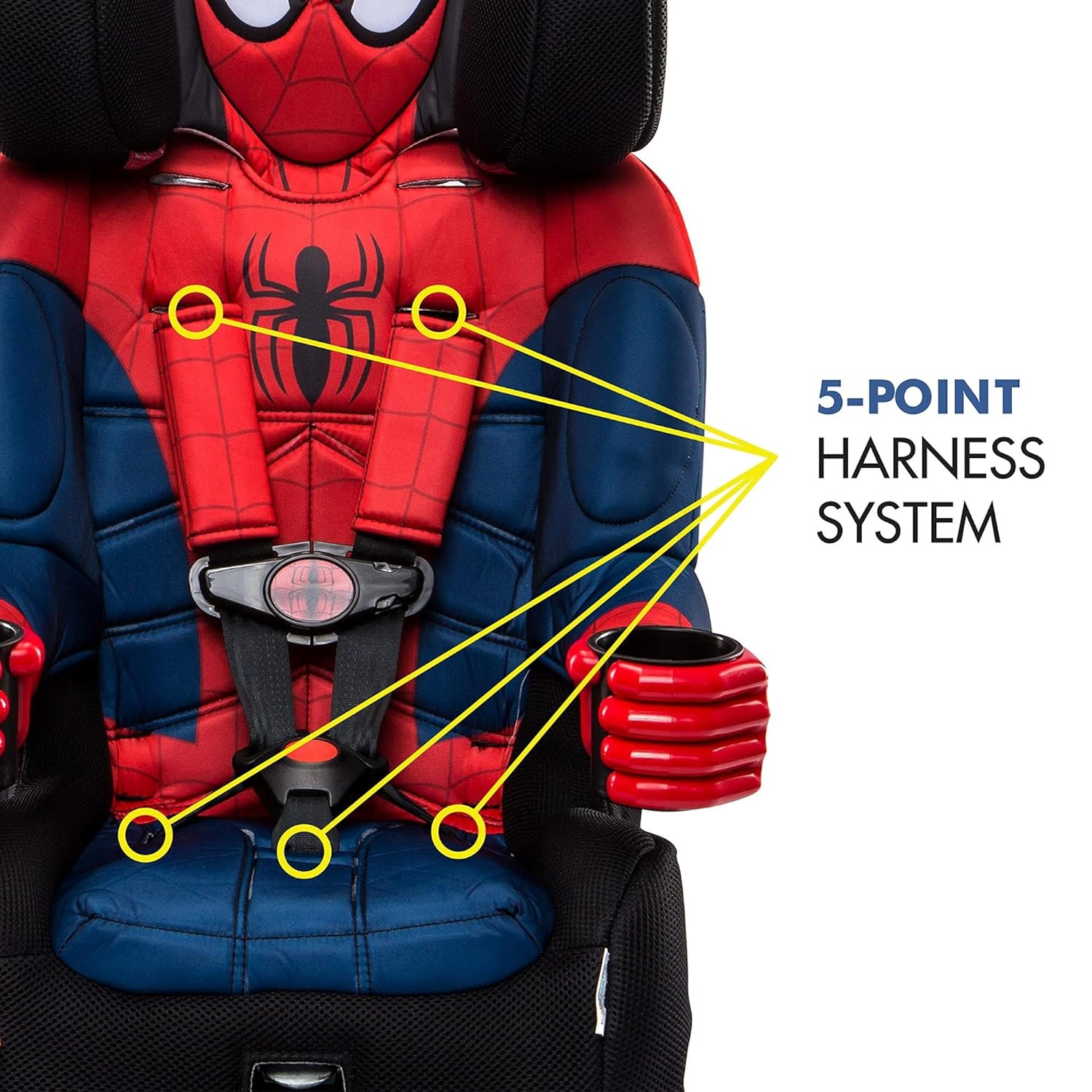 New KidsEmbrace Marvel Spider - Man 2 - in - 1 Car Seat - Kidsy