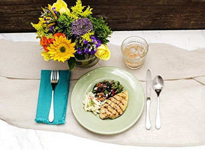 New Knork Stainless Steel Flatware Starter, 12 Piece Set (Matte) - Kidsy