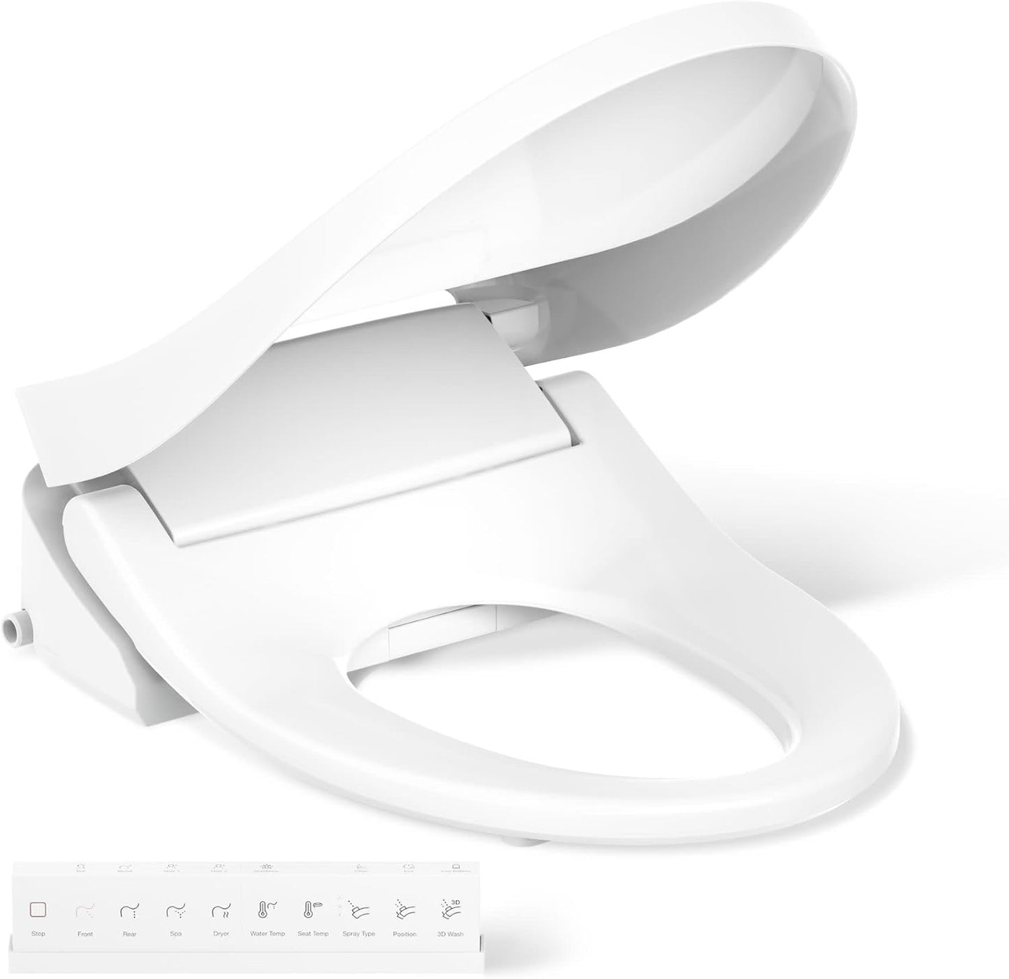 New Kohler PureWash E815 Elongated Bidet Seat (White) - Kidsy