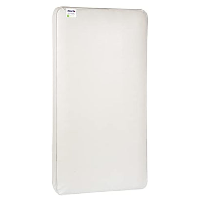 New Kolcraft BabyPedic Premium Crib & Toddler Mattress 52x28 Inch (White) - Kidsy